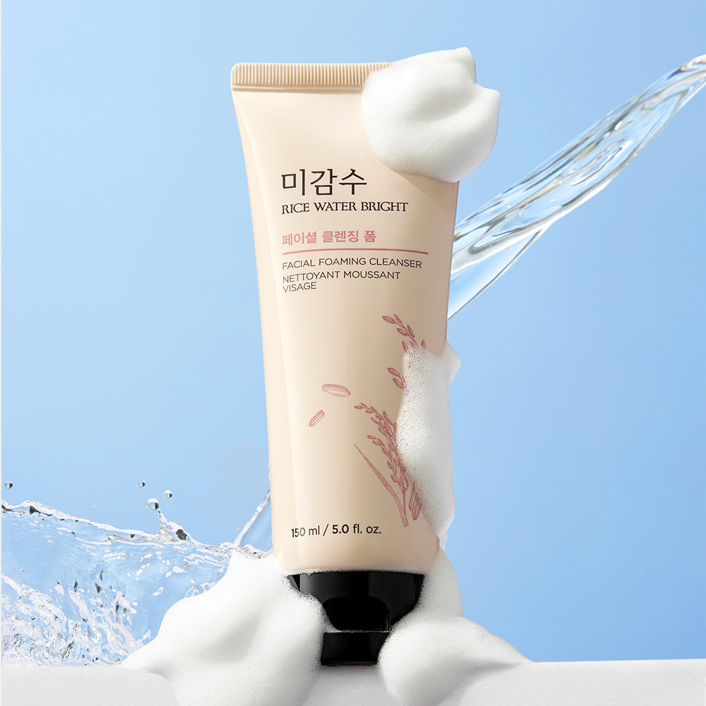 THE Face Shop - Rice Water Bright Facial Foaming Cleanser 150ml