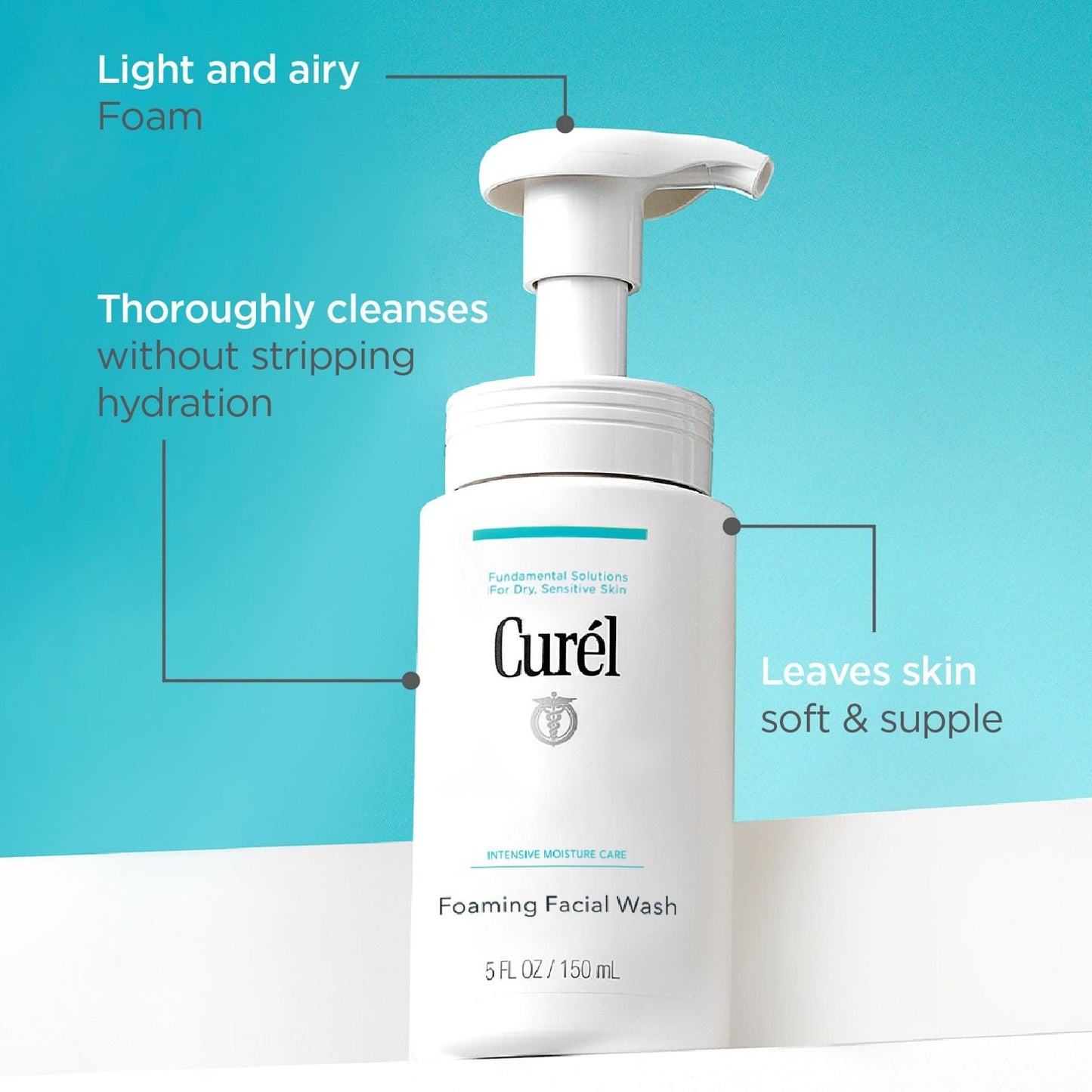 Curel Foaming Facial Wash 150ml