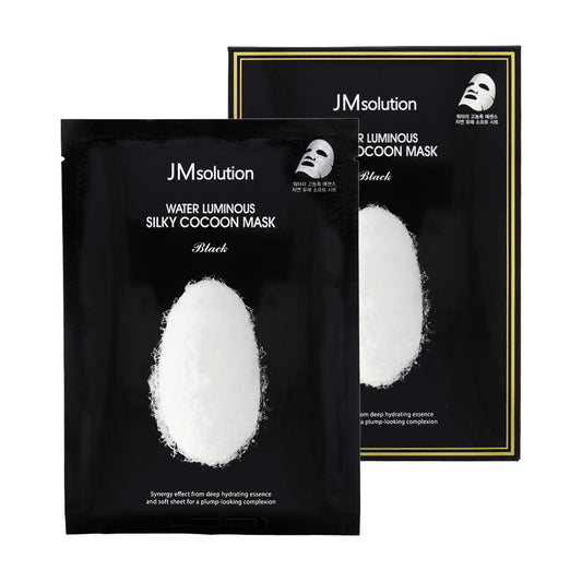 JM Solution - Water Luminous Silky Cocoon Mask Black (35ML*10EA)