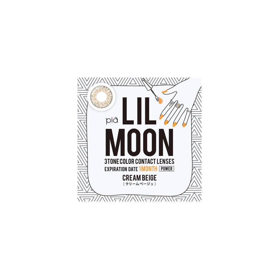 Lil Moon Cream Beige Monthly Lenses [1 Piece]