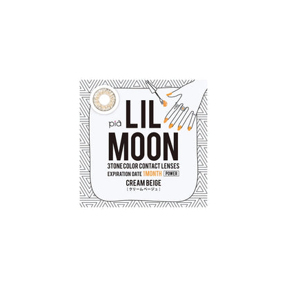 Lil Moon Cream Beige Monthly Lenses [1 Piece]