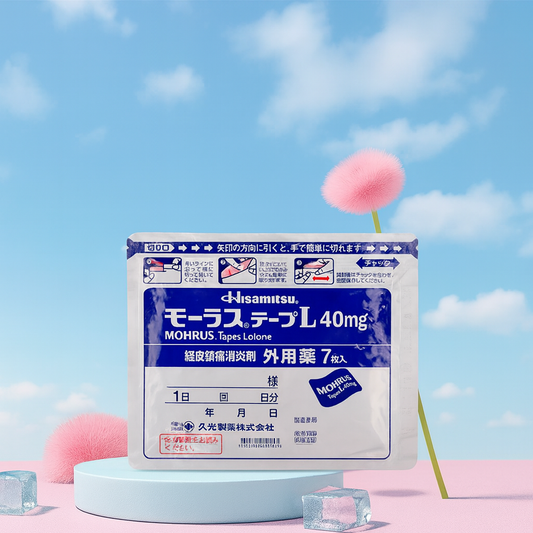 Hisamitsu Mohrus Tape L 40mg Muscle Pain Relief Patch ( 7 Sheets)