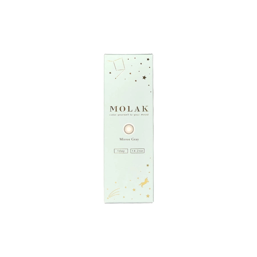 Molak Mirror Gray Daily Lenses 10pcs