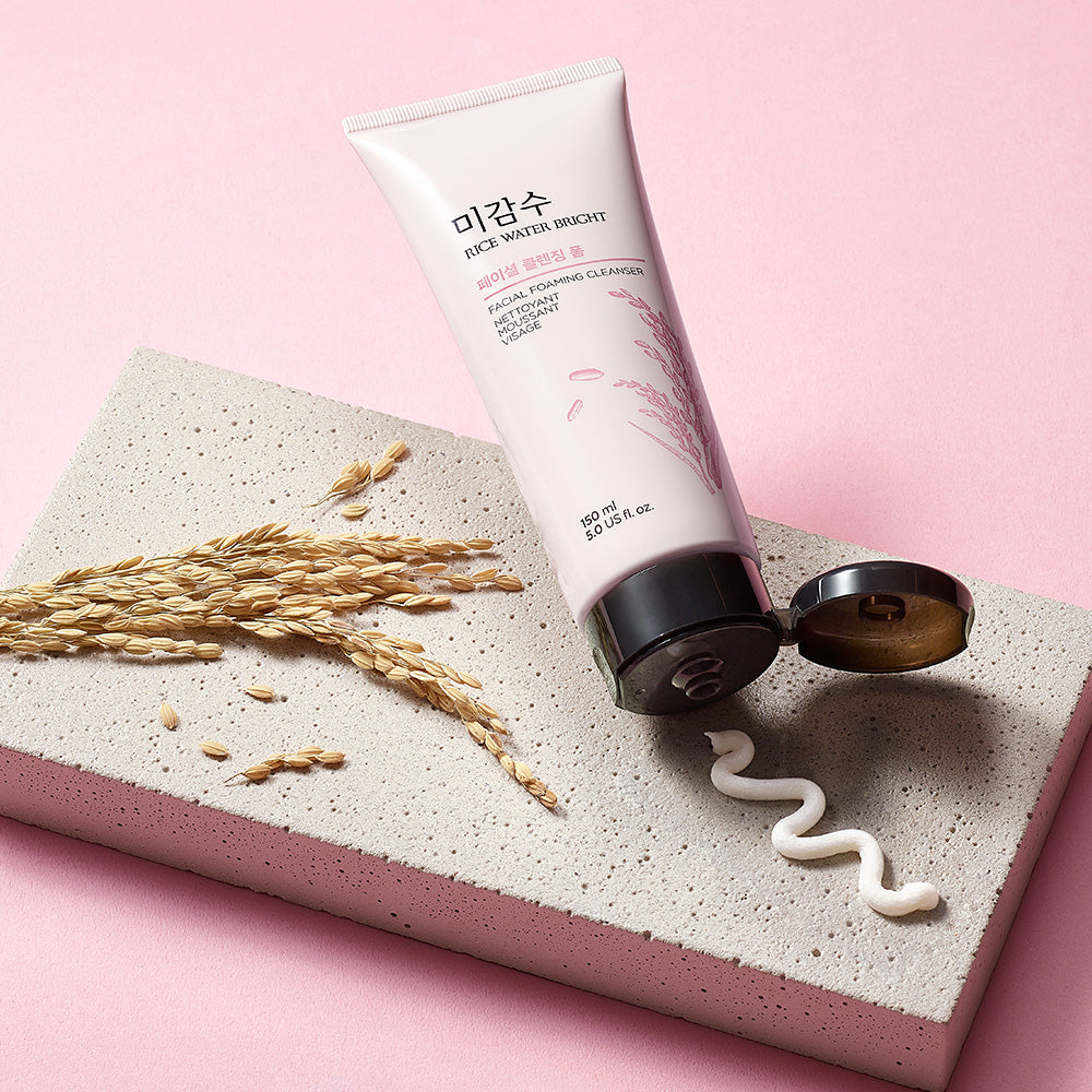 THE Face Shop - Rice Water Bright Facial Foaming Cleanser 150ml