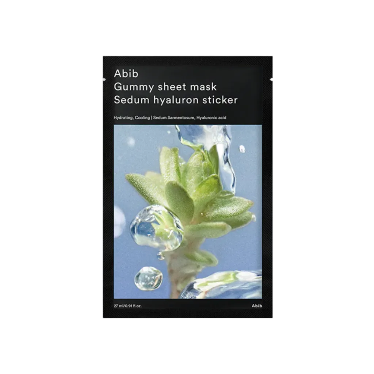 Gummy Sheet Mask Sedum Hyaluron Sticker 1sheet
