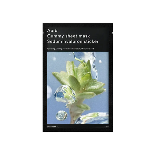 Gummy Sheet Mask Sedum Hyaluron Sticker 1sheet