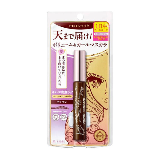 Isehan Heroine Make Volume Up Mascara Super Waterproof  (Brown) 6g